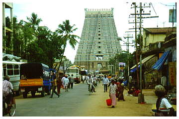 View of the Rajagopuram from the South