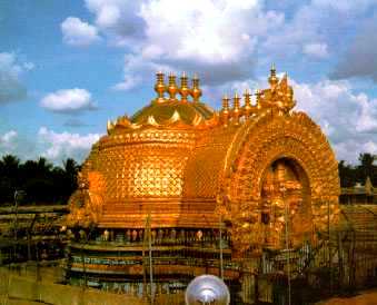 Golden Vimana (Roof) of Perumal Sannidhi